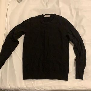 Everlane black small crew sweater 100% cashmere